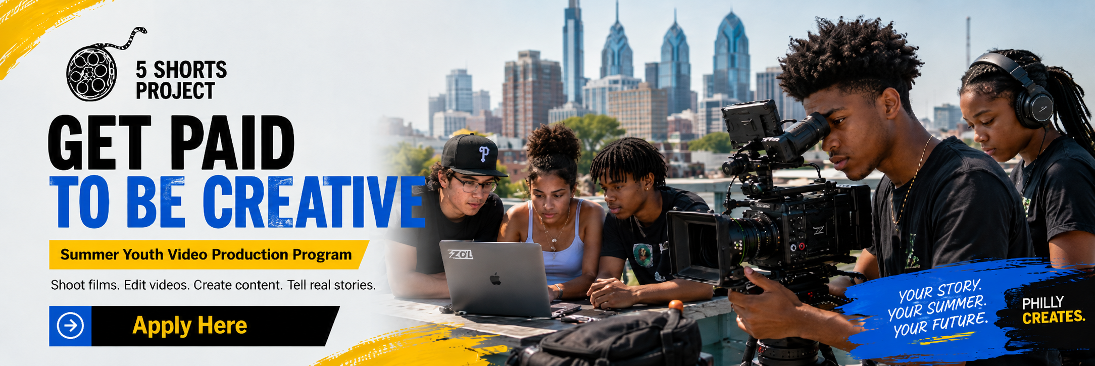 Get Paid to Be Creative - Summer Youth Video Production Program